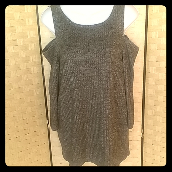 Motherhood Maternity Tops - Motherhood Maternity Cold Shoulder Shirt Size M